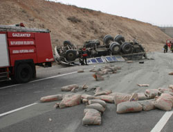 GAZİANTEPTE TRAFİK KAZASI 