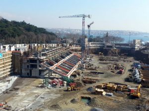 Vodafone Arena Stadı’nın İnşaat Çalışmaları Sürüyor