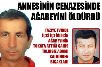 Ağabeyini öldürüp sigara yaktı 