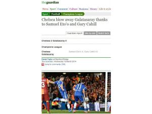 İngiliz Basınında Galatasaray