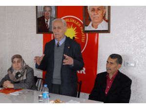 Hak-par Genel Başkanı Burkay Ergani’de Seçim Bürosu Açılışına Katıldı