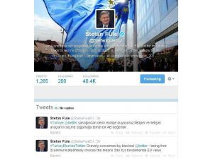 Stefan Füle’den Türkçe Tweetli Tepki