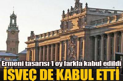 İsveçte Ermeni soykırımı iddiası kabul edildi 