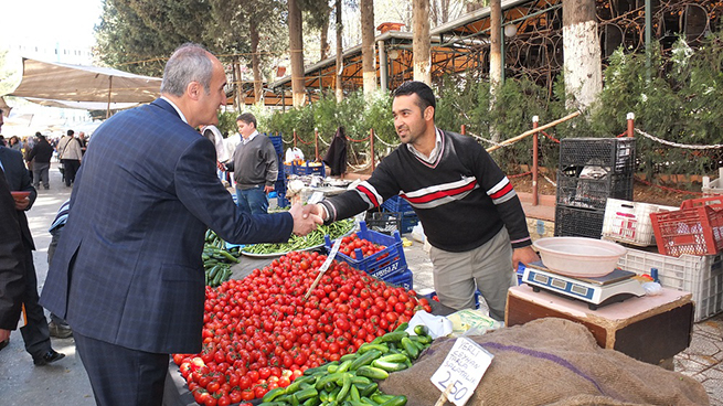 Okay;” Pazar Esnafının Problemlerini Çözeceğiz”