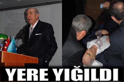 Kitap tanıtımında bayıldı 