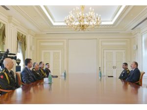 Azerbaycan Cumhurbaşkanı Aliyev, Genelkurmay Başkanı Necdet Özel’i Kabul Etti