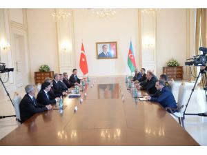 Erdoğan Ve Aliyev Heyetler Arası Görüşmeye Başkanlık Etti