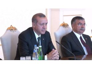 Erdoğan, Aliyev’le Görüştü