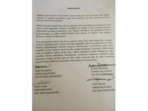 Tbmm Mısır’daki İdamlar İçin Bildiri Yayınladı