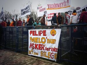 Tff Protestosunda İlginç Melo Pankartı
