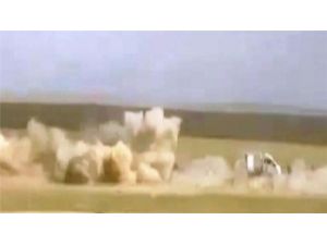 Suriye Askeri Araçları Vuruldu