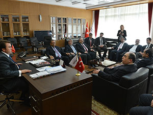 Ticaret Ve Sanayi Odası Heyetinden Erkoça  Ziyaret