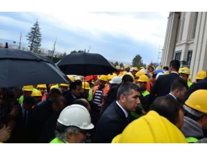 Başbakan Erdoğan, Yapımı Devam Eden Başbakanlık Binasında İncelemelerde Bulundu