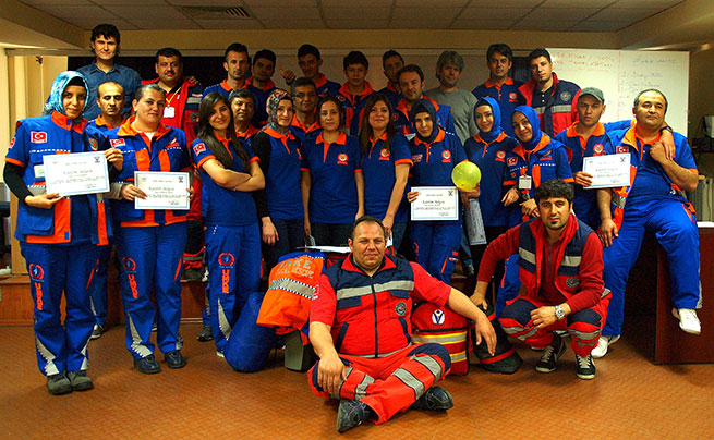 UMKE Gönüllüleri Eğitimini Tamamladı