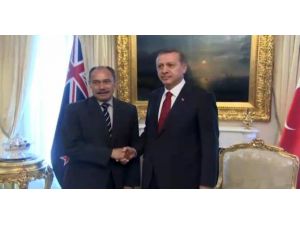 Erdoğan’a Yeni Zellandalı Konuk