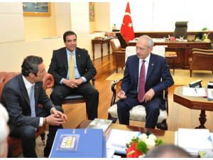 1907 Fenerbahçeliler Derneği Başkanı Ali Koç Ve Dernek Yöneticileri, Chp Genel Başkanı Kemal Kılıçdaroğlu İle Görüştü