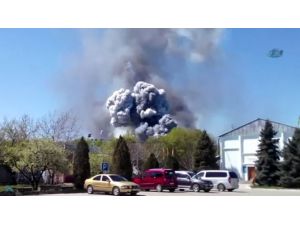 Ukrayna Ordusuna Ait Helikopter Vuruldu