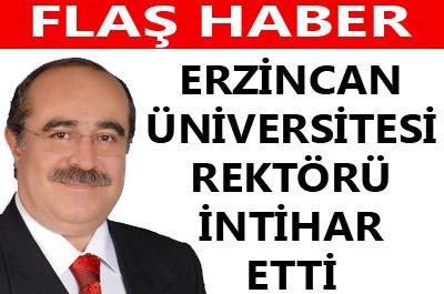 Rektör intihar etti 