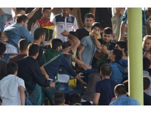 Siirt’te Amatör Maçta Olaylar Çıktı
