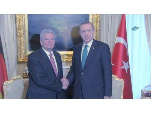 Almanya Cumhurbaşkanı İle Görüştü
