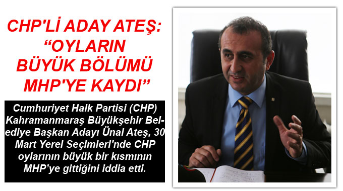CHPli Aday Ateş: “Oyların Büyük Bölümü MHPye Kaydı”