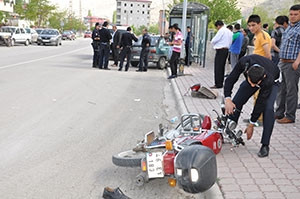 Elbistanda Trafik Kazası: 1 Yaralı