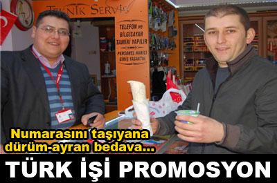 Numara taşıyana dürüm bedava 