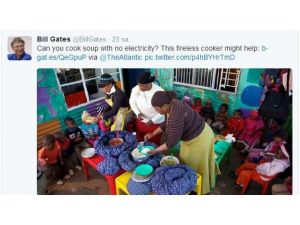 İzmirli Pişirme Çantasına Bill Gates’ten Övgü Tweeti