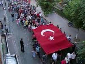 Afşinde Protesto Yürüyüşü Gerçekleştirildi