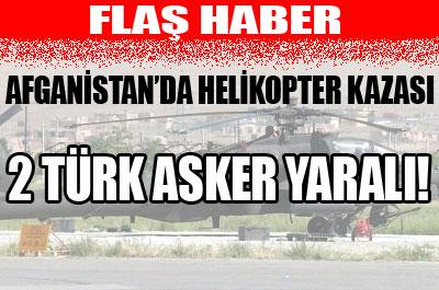 Afganistanda helikopter düştü 