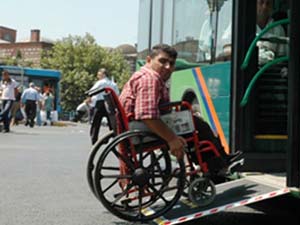Engellilere Toplu Ulaşımda Kolaylık