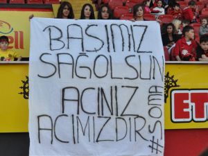 Süper Lig Maçında Soma Pankartına Engel