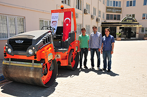 Afşin Belediyesine Yeni Asfalt Silindiri