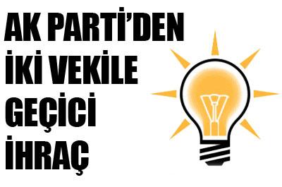 Aydoğmuş ve Doğana geçici ihraç 