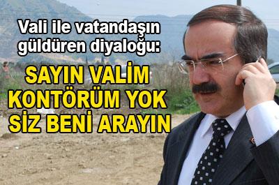 Vali ve vatandaşın güldüren diyaloğu 