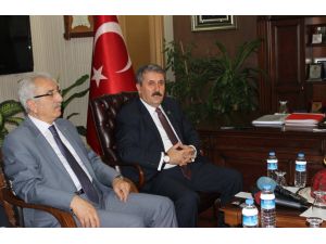 Bbp Genel Başkanı Destici, Demokrat Parti Genel Başkanı Uysal İle Görüştü