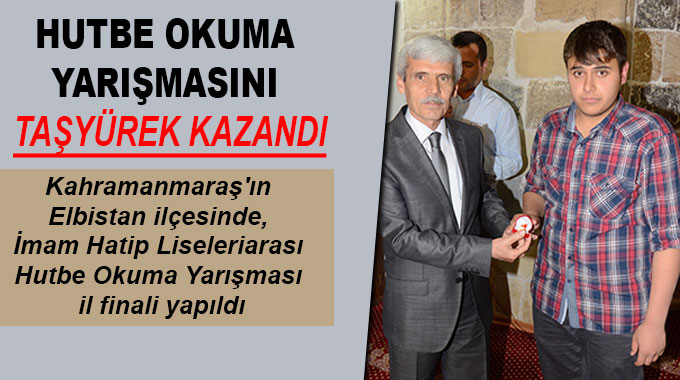 Hutbe Okuma Yarışmasını Taşyürek Kazandı