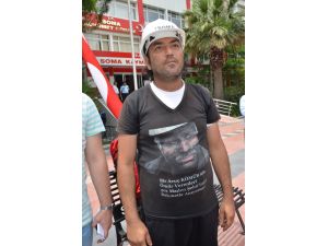 Madenciler İçin İstanbuldan Somaya Kadar Yürüdü
