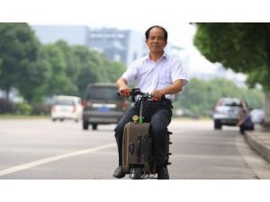 Çinli Mucit Elektrikle Çalışan Bavul İcad Etti