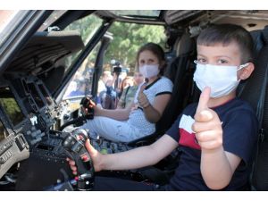 Lösemili Çocuklar Helikoptere Bindi