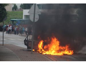 Lpgli Otomobil Alev Alev Yandı...
