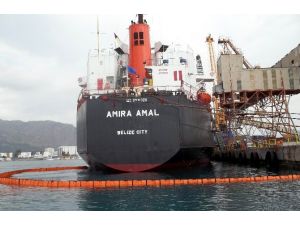 Denizi Kirleten Gemiler Yandı