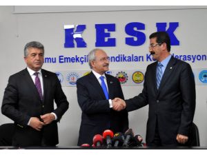 Kılıçdaroğlu, Kesk’i Ziyaret Etti