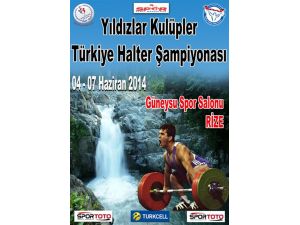 Türkiye Yıldızlar Halter Şampiyonası Rize’de Yapılacak