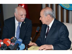Mhp Genel Başkanı Bahçeli Tzob’u Ziyaret Etti