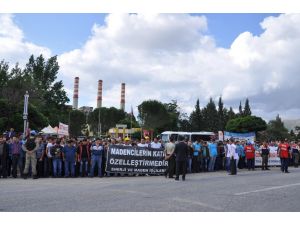 İşçiler Cumhurbaşkanı Güle Seslerini Duyurmaya Çalıştı