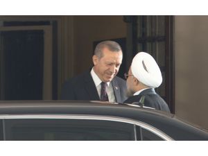 Başbakan Erdoğan İle İran Cumhurbaşkanı Ruhani, Çalışma Yemeğinde Biraraya Geldi