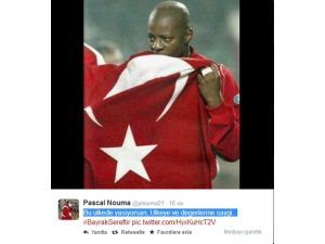 Pascal Nouma’dan Türk Bayraklı Tepki