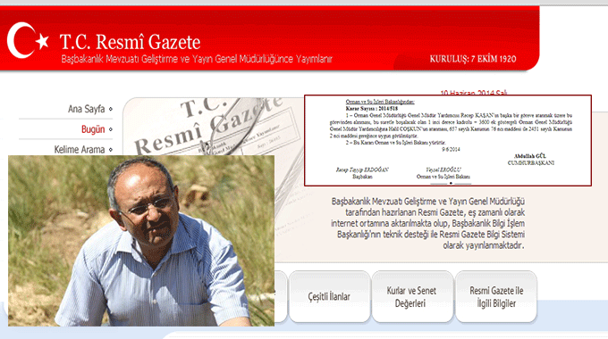 Hemşehrimiz Halil Çoşkun Genel Müdür yardımıcısı oldu