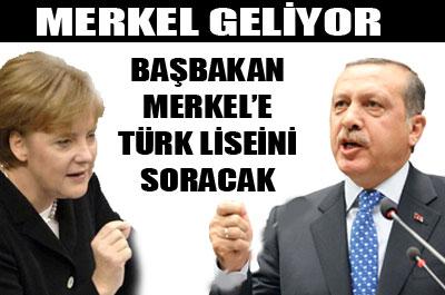 Merkel geliyor 